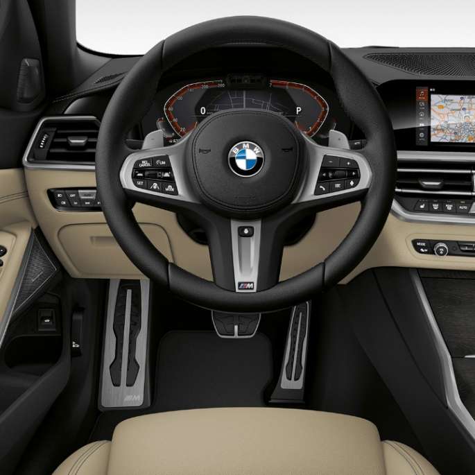 M Sport modell, műszerfal BMW 3-as Touring, az M Sport modell műszerfala