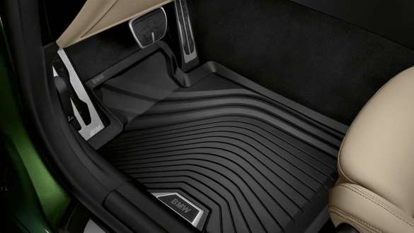 BMW négy évszakos lábszőnyegek, BMW 4 Cabrio, G23 BMW négy évszakos lábszőnyegek a vezető és az első utas számára, BMW 4 Cabrio, G23, 2020, belső tér, eredeti BMW tartozékok