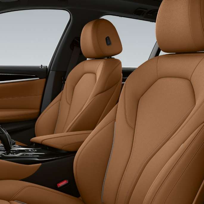 Kárpit, BMW 5 Touring, G31, M Sport csomag Konyak színű Dakota bőrkárpit exkluzív varrással, BMW 5 Touring, 530e, G31, 2020, M Sport csomag, belső tér