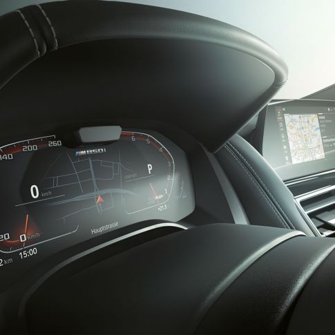 BMW M850i xDrive, műszeregység, Driving Assistant Plus. BMW M850i xDrive, műszeregység, Driving Assistant Plus.
