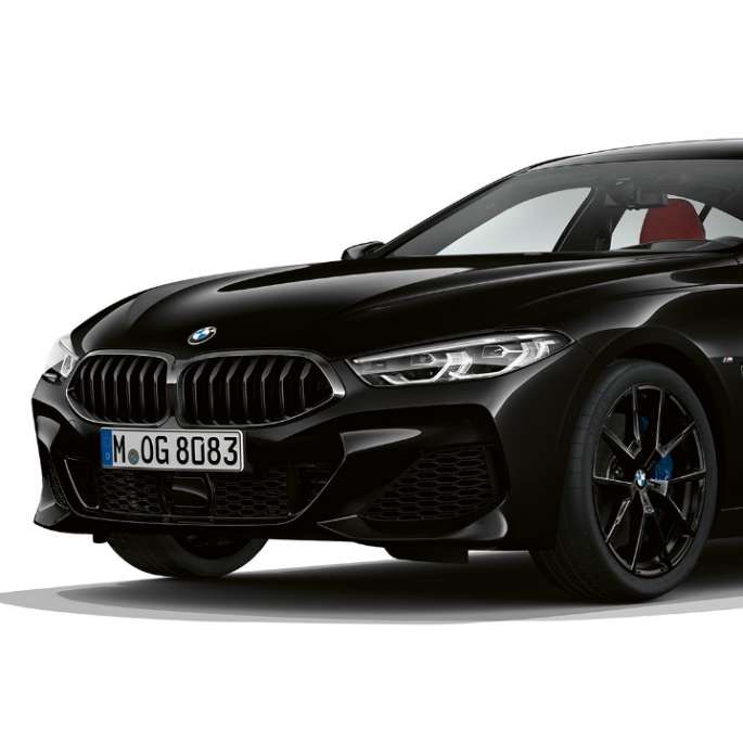 M Sport csomag, háromnegyedes elölnézet BMW 8-as Gran Coupé, M Sport csomag, háromnegyedes elölnézet