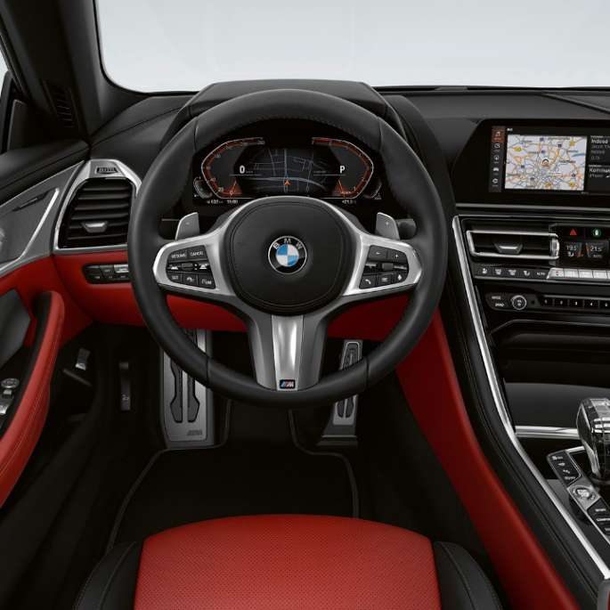 M Sport csomag, műszerfal BMW 8-as Gran Coupé, M Sport csomag, műszerfal