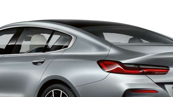 Uszonyszerű dizájnnal rendelkező C-oszlop BMW 8-as Gran Coupé, uszonyszerű dizájnnal rendelkező C-oszlop