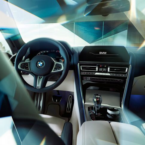 Belső dizájn, műszerfal BMW 8-as Gran Coupé, belső dizájn, műszerfal