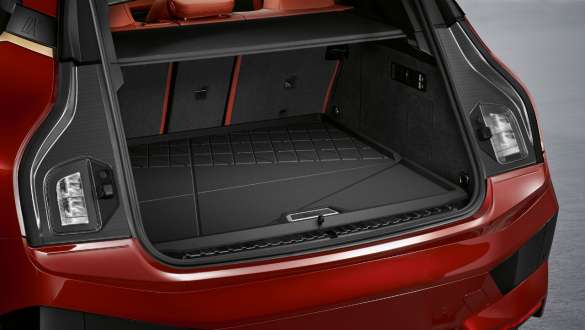 Fekete, méretre szabott BMW csomagtéri szőnyeg, BMW iX M60, i20, 2022 BMW iX M60, i20, 2022, elektromos SUV, elektromos autó, méretre szabott, fekete BMW csomagtéri szőnyeg