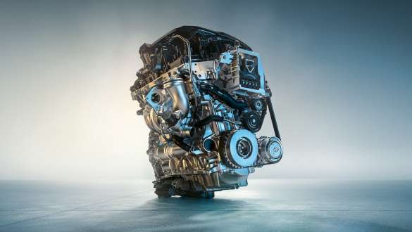 A BMW M135i xDrive motorja. A BMW M135i xDrive M TwinPower Turbo 4 hengeres benzinmotorja.