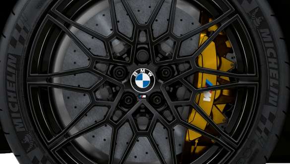 M Carbon kerámia fék, BMW M3 Limousine, G80, 2020 BMW M3 Limousine, G80, 2020, M Carbon kerámia fék, közelről