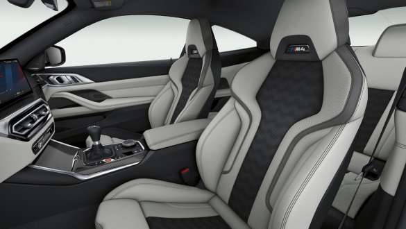 M Sport ülések, BMW M4 Coupé, G82, 2020 BMW M4 Coupé, G82, 2020, M Sport ülések, belső tér