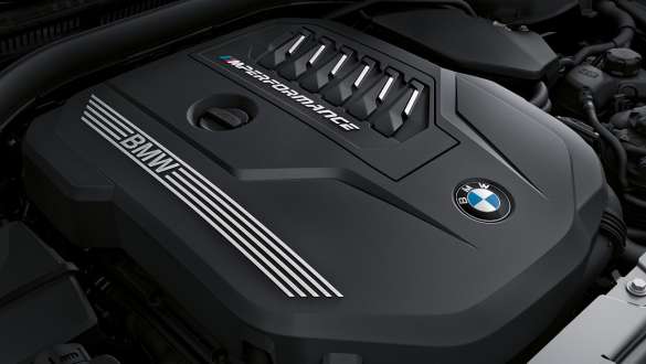 BMW M TwinPower Turbo benzinmotor, BMW M440i xDrive Coupé, G22, 2020 BMW M440i xDrive Coupé, G22, G82, 2020, BMW M TwinPower Turbo soros 6 hengeres benzinmotor, közelről