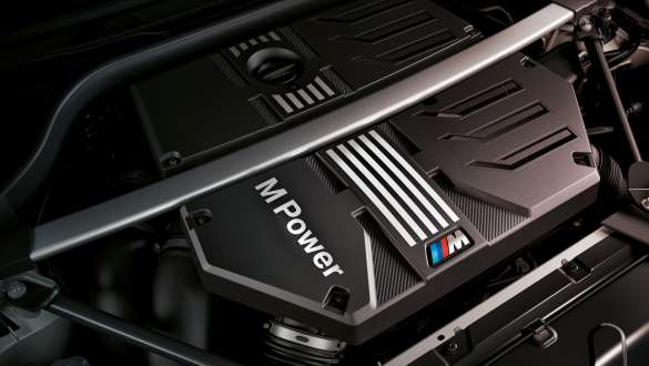 BMW M TwinPower Turbo soros 6 hengeres benzinmotor, BMW X3 M Competition, F97, LCI, 2021 BMW X3 M Competition, F97 LCI, Facelift 2021, a BMW M TwinPower Turbo soros 6 hengeres benzinmotor közelről