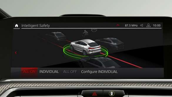 BMW X6 M modellek Driving Assistant Professional felszereltséggel, F96, G06 Driving Assistant Professional, BMW X6 M modellek, F96, 2020, SUV, belső tér
