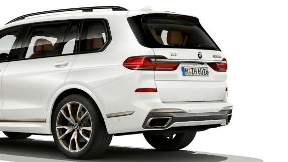 BMW X7 M modellek, M Sport differenciálmű, G07, 2019 BMW X7 M modellek, M Sport differenciálmű, G07, 2019, a far közelről