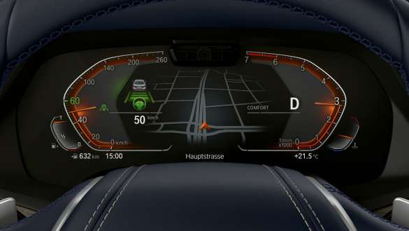 BMW X7 M modellek Driving Assistant Professional felszereltséggel, G07, 2019 BMW X7 M modellek Driving Assistant Professional felszereltséggel, G07, 2019, műszeregység