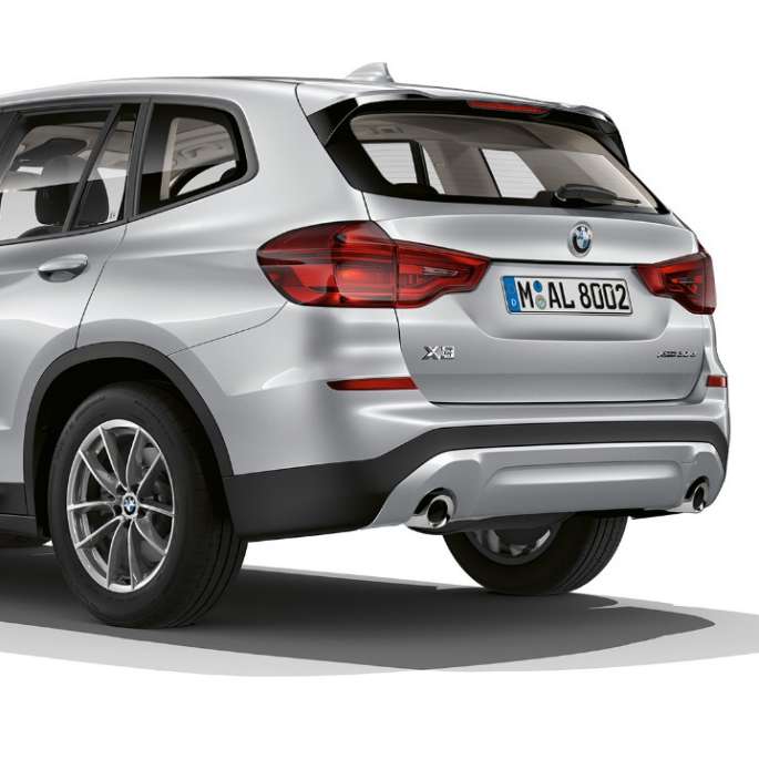 BMW X3, alapmodell, háromnegyedes hátulnézet BMW X3, alapmodell, háromnegyedes hátulnézet