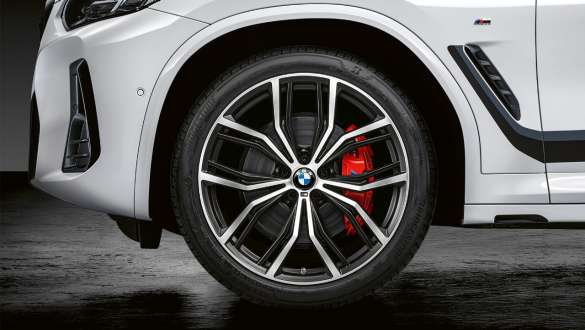 BMW X3, G01, 21, 21" M Performance kovácsolt keréktárcsa, 2021 BMW X3, G01, 21" M Performance kovácsolt keréktárcsa, Y-küllős 701 M, kétszínű, 2021