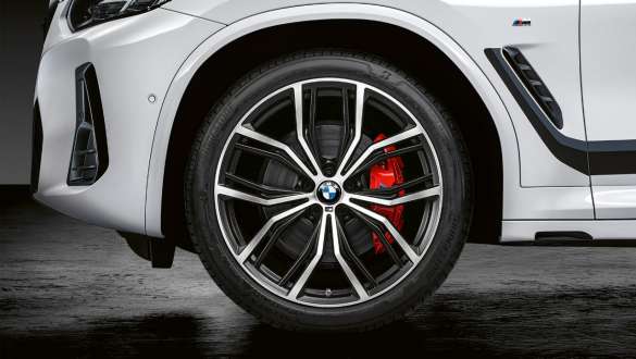 BMW X4, G02, 21" M Performance kovácsolt keréktárcsa, Y-küllős 701 M, kétszínű, 2021 BMW X4, G02, 21" M Performance kovácsolt keréktárcsa, Y-küllős 701 M, kétszínű (matt fekete, fényesre mart), 2021