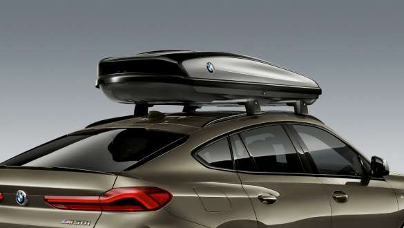 BMW 520 tetőbox fekete/titánezüst kivitelben, BMW X6, G06, 2019, külső BMW 520 tetőbox fekete/titánezüst kivitelben, BMW X6, G06, 2019, külső