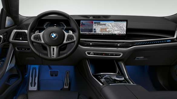 Innovatív kezelőszervek a BMW X6 műszerfalán, G06 LCI BMW X6, G06 LCI, innovatív kezelőszervek a műszerfalon, belső tér