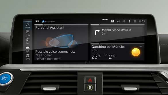 BMW Intelligent Personal Assistant, BMW iX3, G08 BMW Intelligent Personal Assitant, BMW iX3, G08, 2020, központi kijelző, belső tér