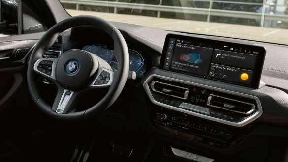 Műszerfal, BMW iX3, G08, 2021 Műszerfal, BMW iX3, G08, 2021