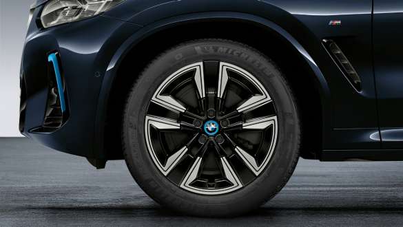 19" BMW aerodinamikai keréktárcsák, duplaküllős 842, kétszínű, BMW iX3, G08, 2021 19" BMW aerodinamikai keréktárcsák, duplaküllős 842, kétszínű, BMW iX3, G08, 2021