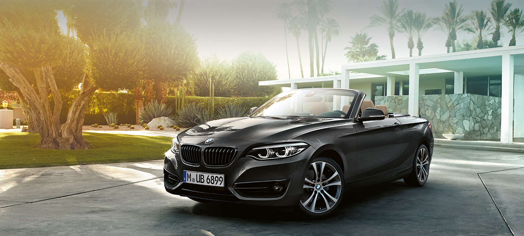 BMW 2-es Cabrio, háromnegyedes elölnézet BMW 2-es Cabrio, háromnegyedes elölnézet