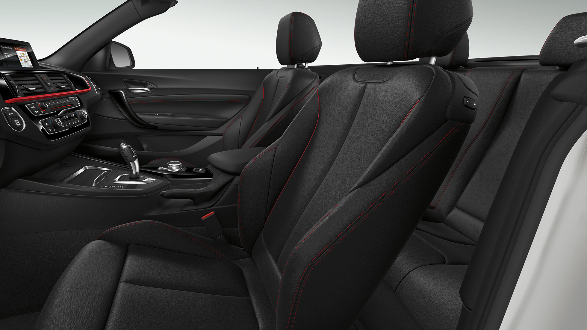 BMW 2-es Cabrio, a Sport Line modell belső tere BMW 2-es Cabrio, a Sport Line modell belső tere