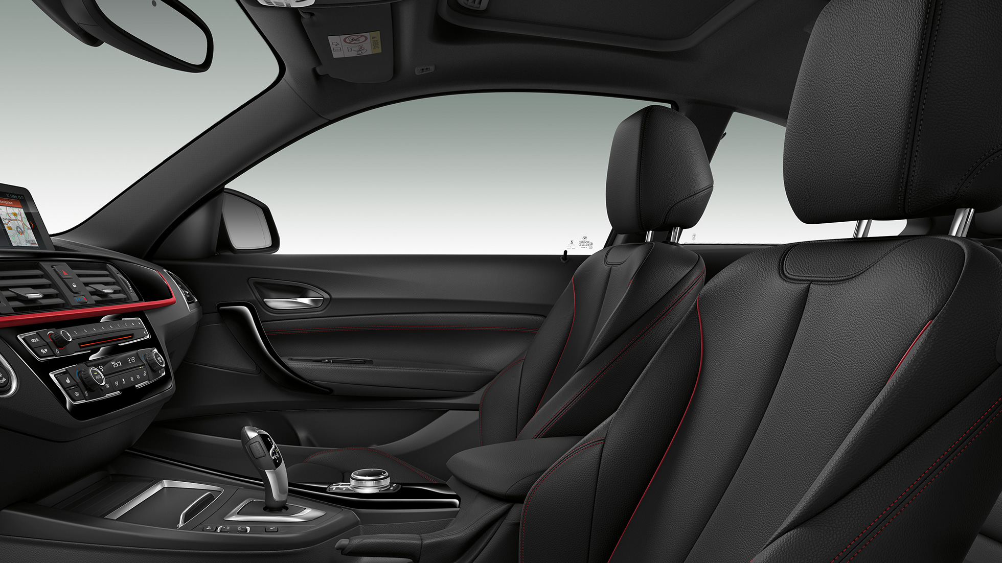 BMW 2-es Coupé, a Sport Line modell belső tere BMW 2-es Coupé, a Sport Line modell belső tere