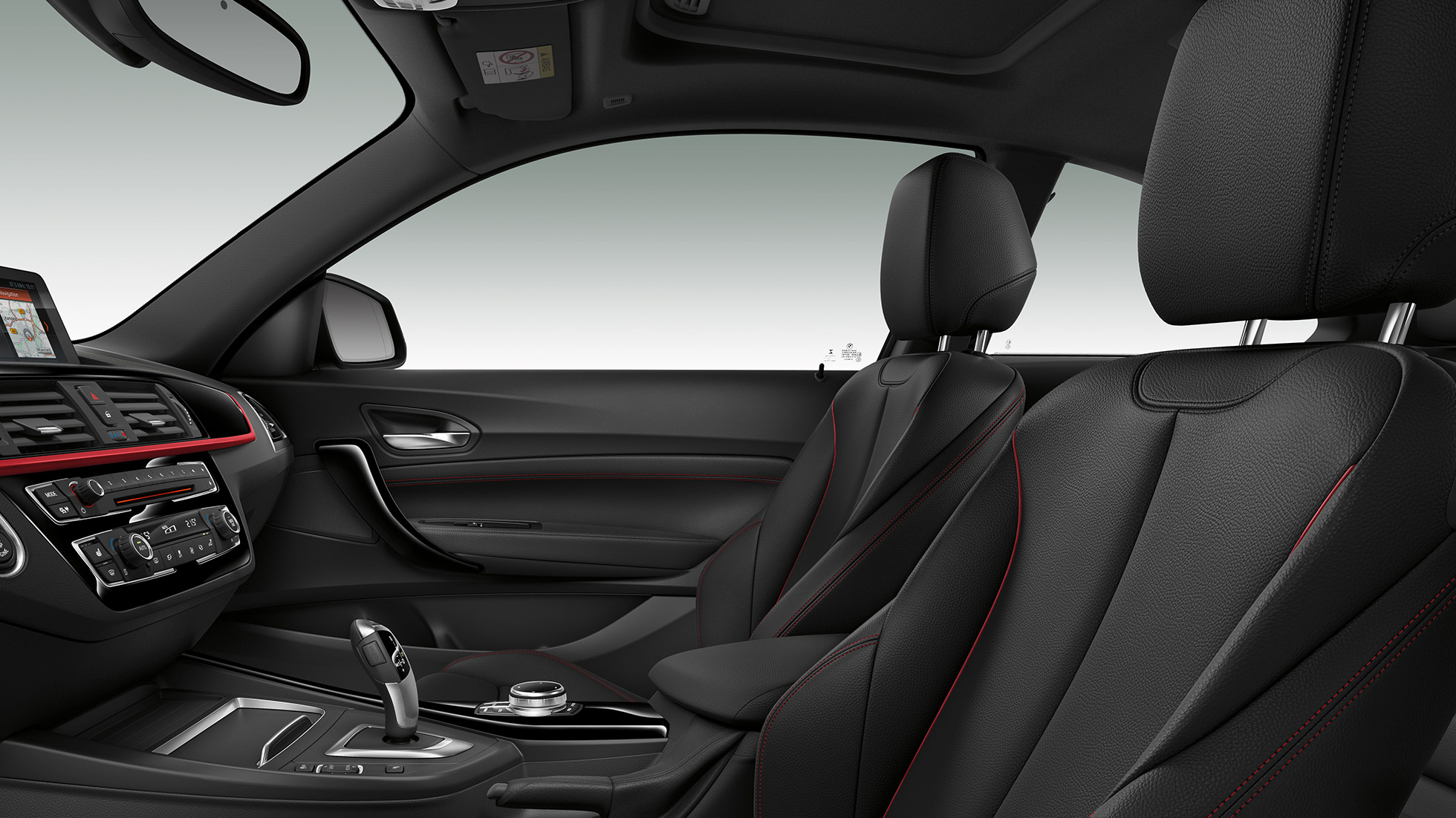 BMW 2-es Coupé, a Sport Line modell belső tere BMW 2-es Coupé, a Sport Line modell belső tere