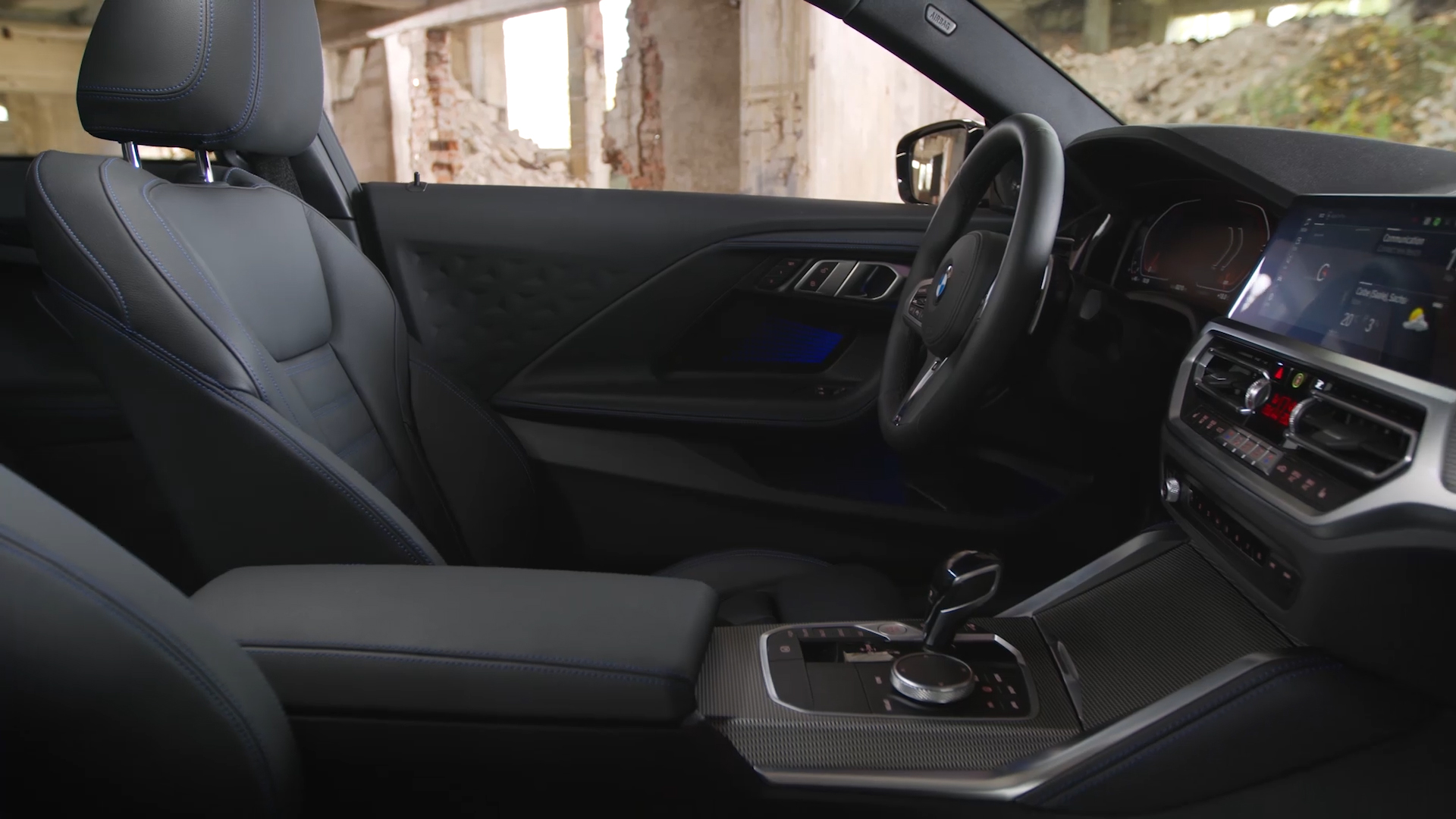 BMW 2 Coupé, G42, 2021, a belső dizájnt bemutató videó BMW 2 Coupé, G42, 2021, a belső dizájnt bemutató videó