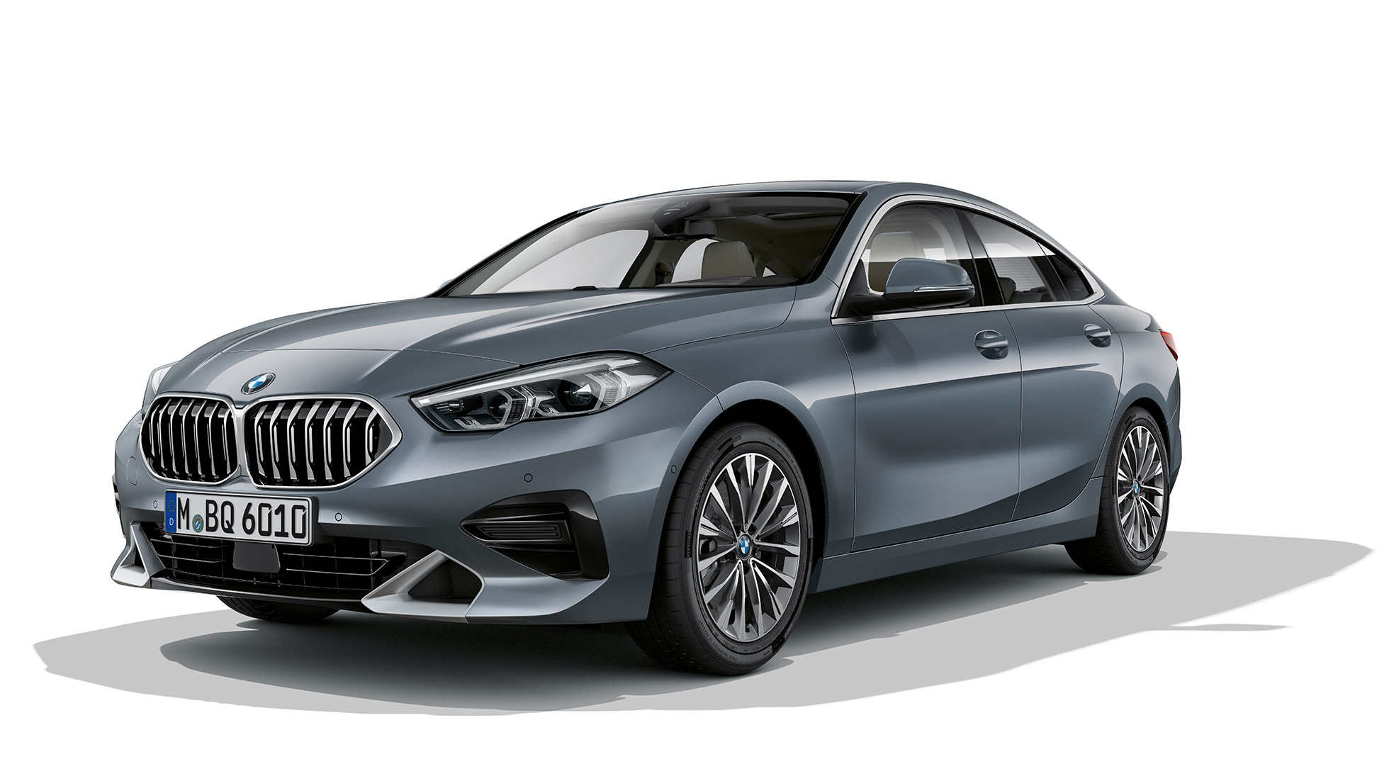 BMW vesék, BMW 2 Gran Coupé, Luxury Line modell BMW vesék, BMW 2 Gran Coupé, Luxury Line modell, Storm Bay metálfényezés, F44, rézsútos elölnézet