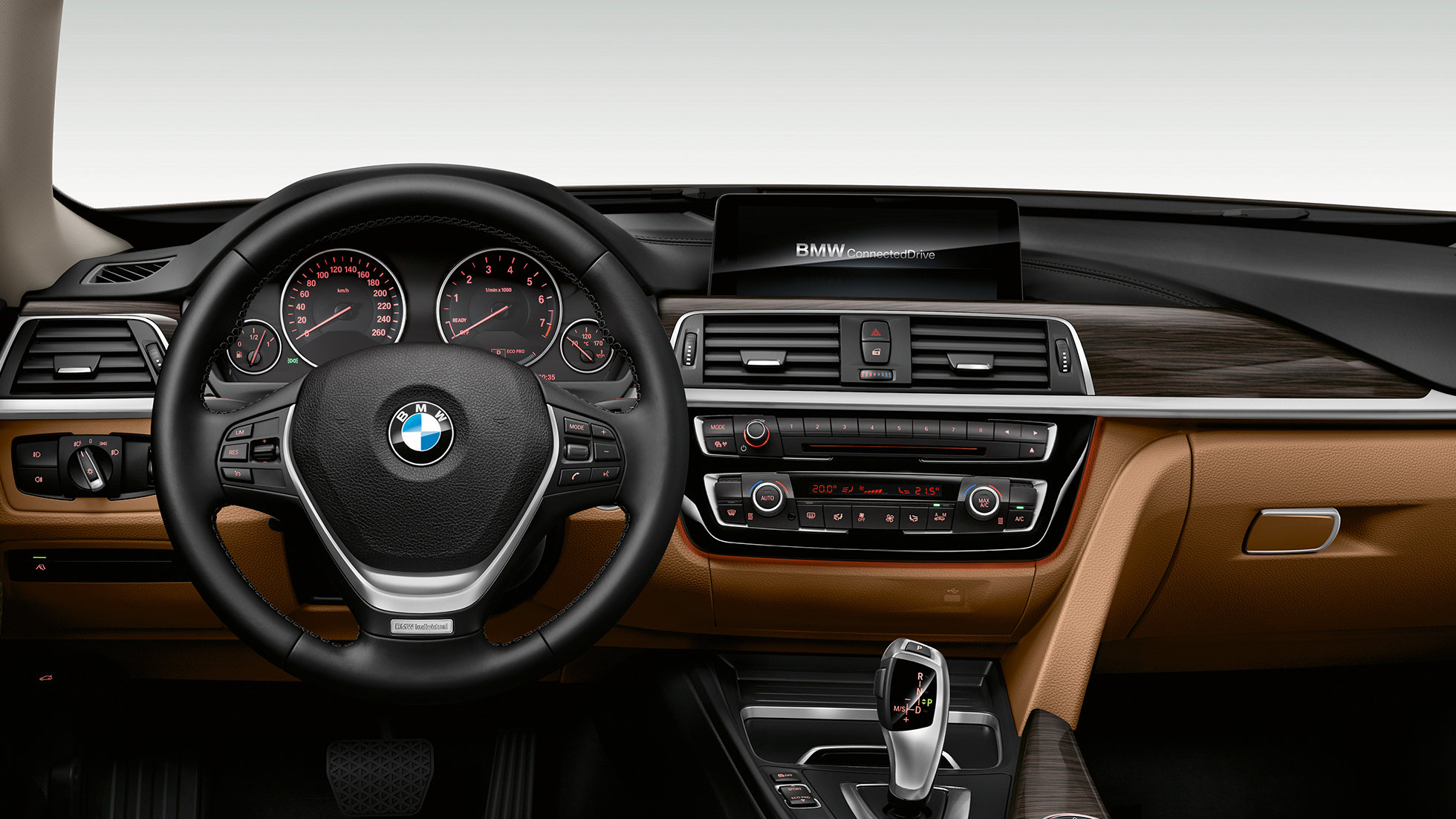 BMW 3-as Gran Turismo, a Luxury Line modell műszerfala BMW 3-as Gran Turismo, a Luxury Line modell műszerfala