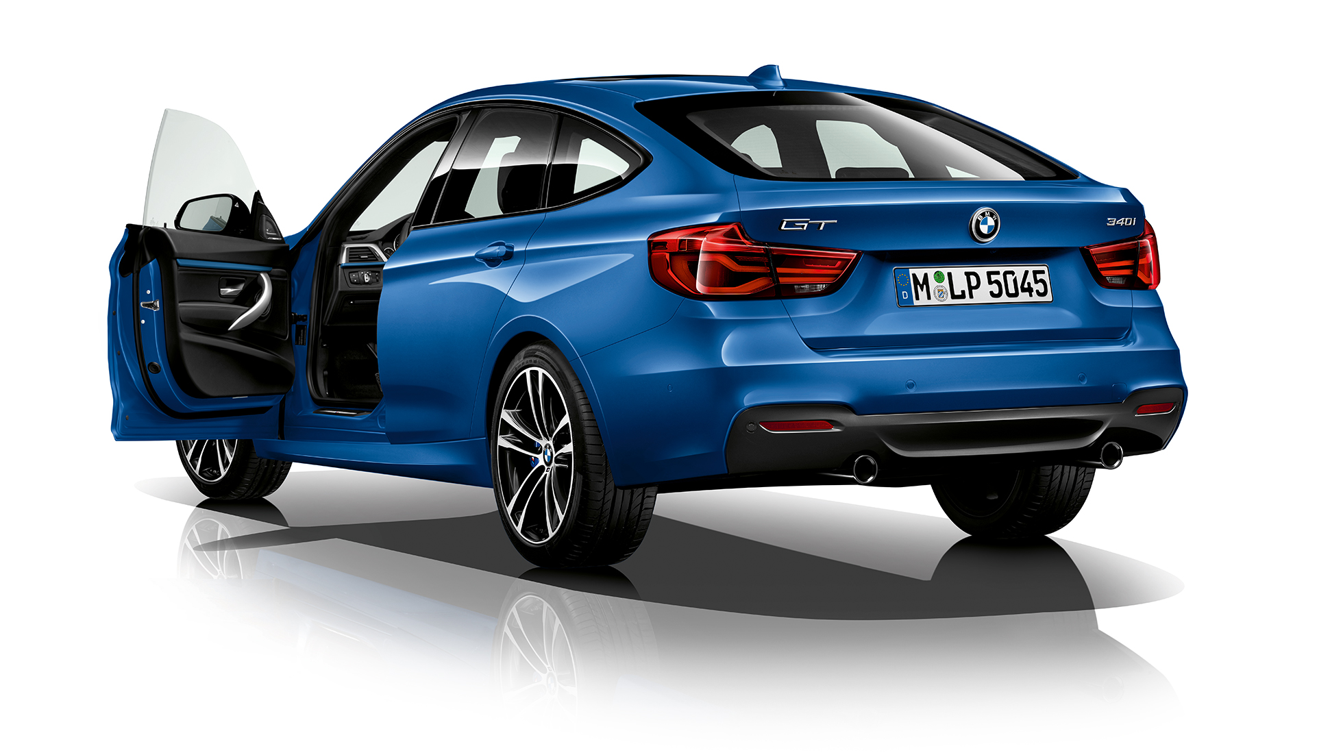BMW 3-as Gran Turismo, az M Sport modell háromnegyedes hátulnézetből BMW 3-as Gran Turismo, az M Sport modell háromnegyedes hátulnézetből