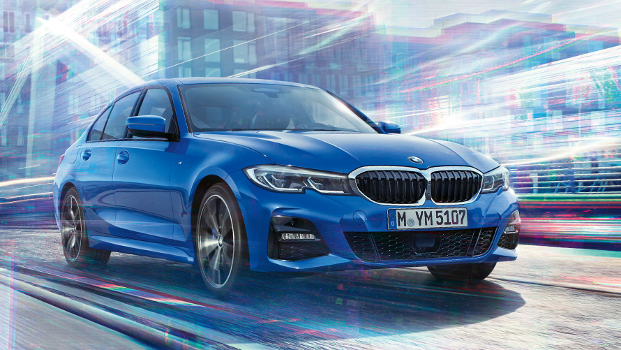 BMW 3 Limousine elölnézetből BMW 3 Limousine elölnézetből