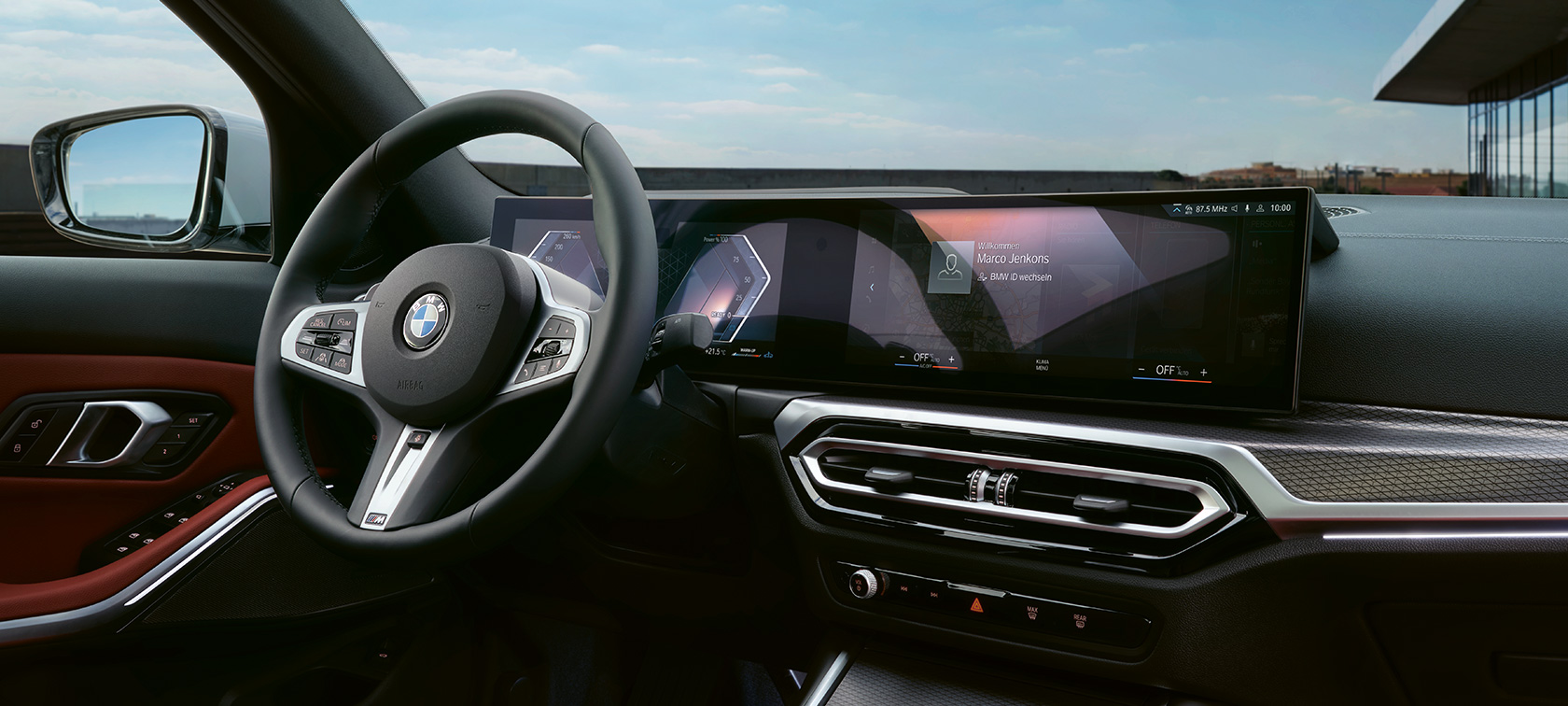 BMW 3 Limousine LCI, G20, digitális technológiák, videó BMW 3 Limousine LCI, G20, digitális technológiák, videó