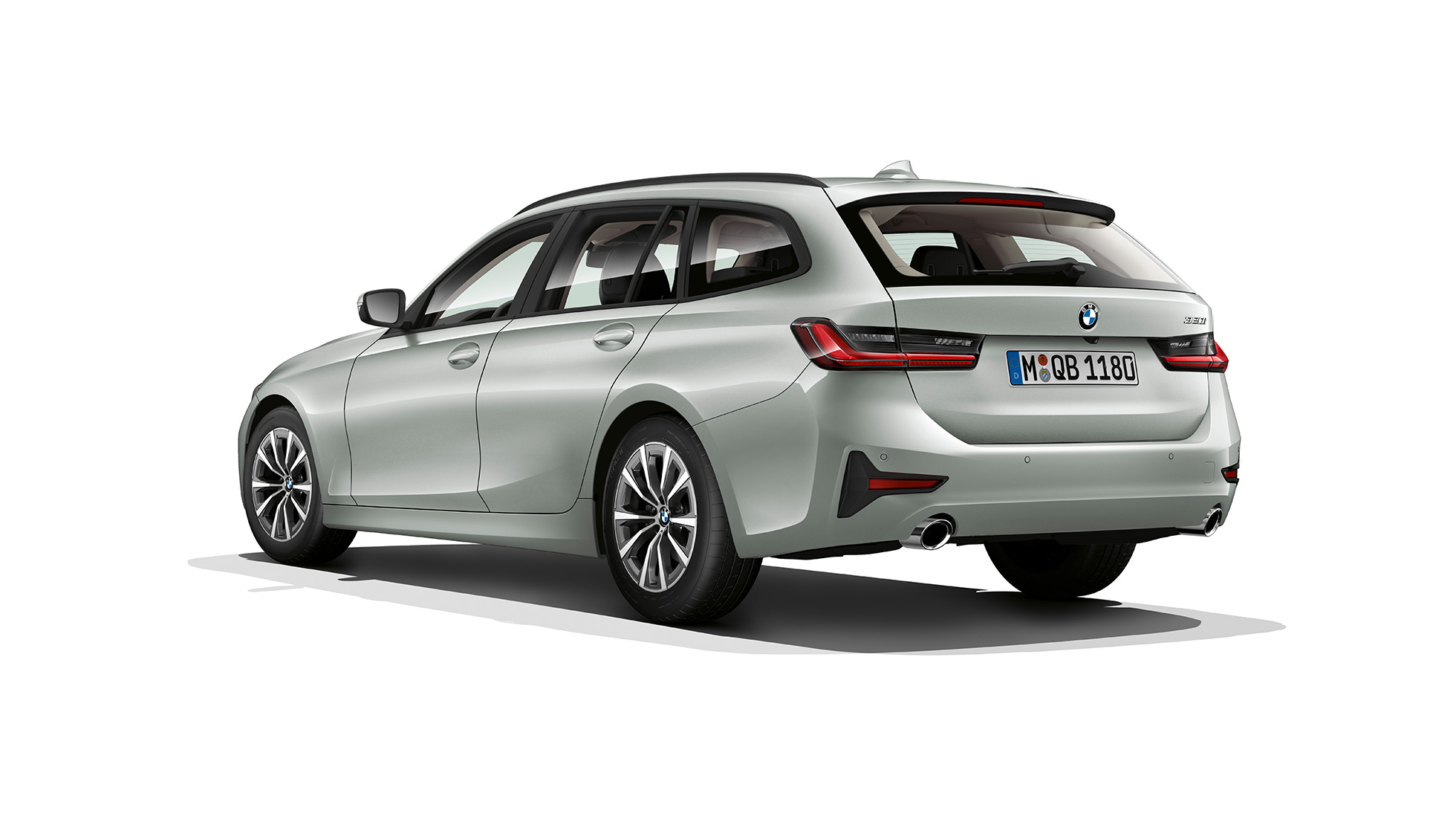 Advantage modell, háromnegyedes hátulnézet BMW 3-as Touring, az Advantage modell háromnegyedes hátulnézetből
