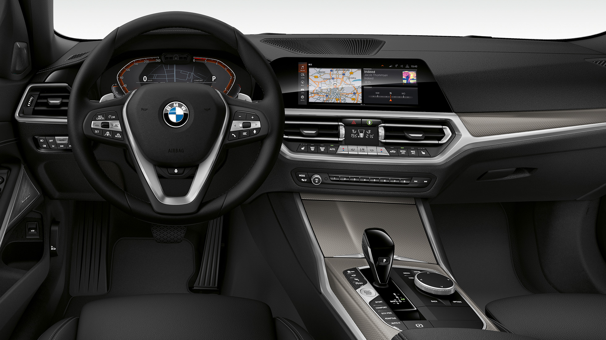 Sport Line modell, műszerfal BMW 3-as Touring, a Sport Line modell műszerfala