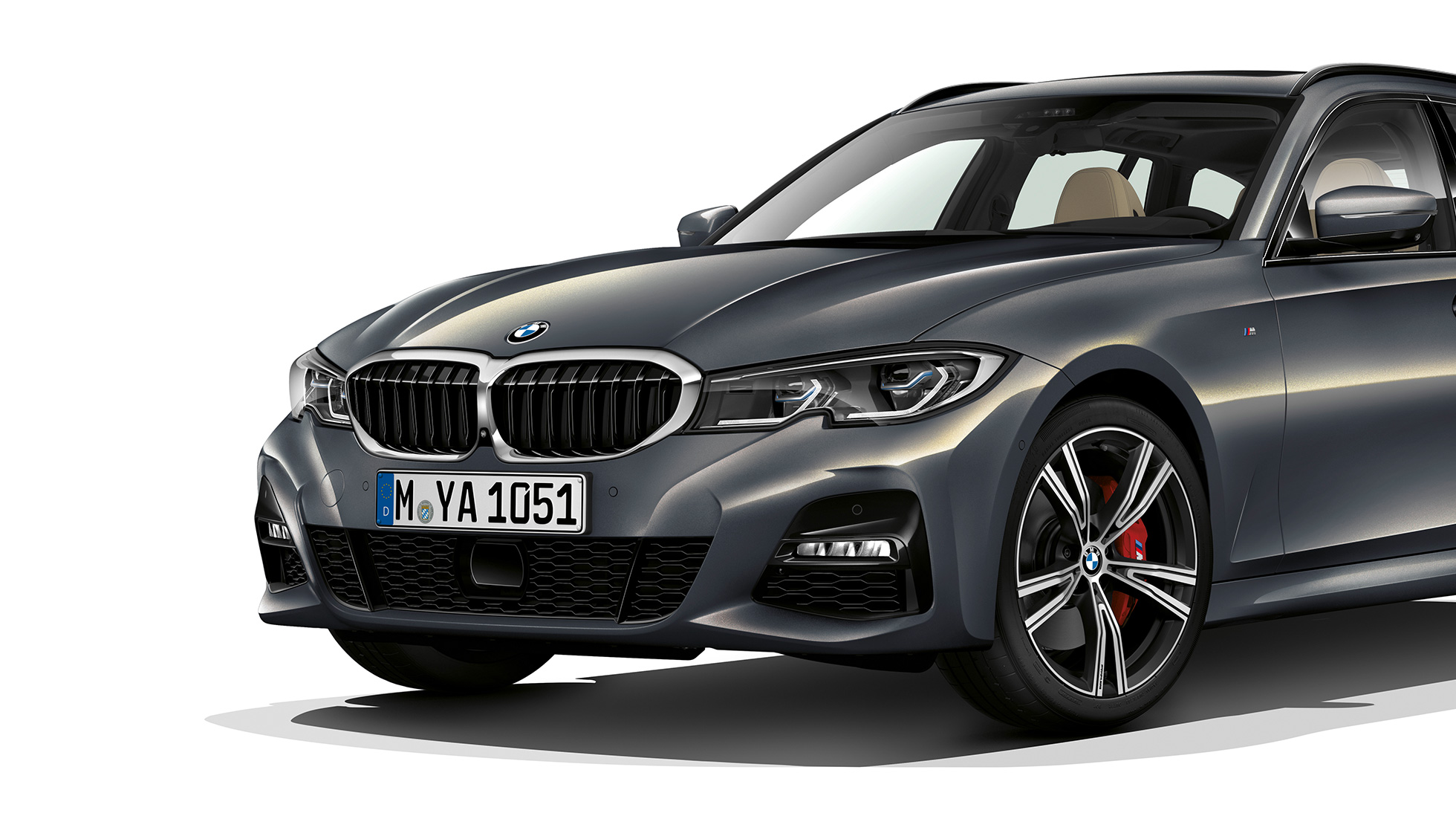 M Sport modell, háromnegyedes elölnézet BMW 3-as Touring, az M Sport modell háromnegyedes elölnézetből