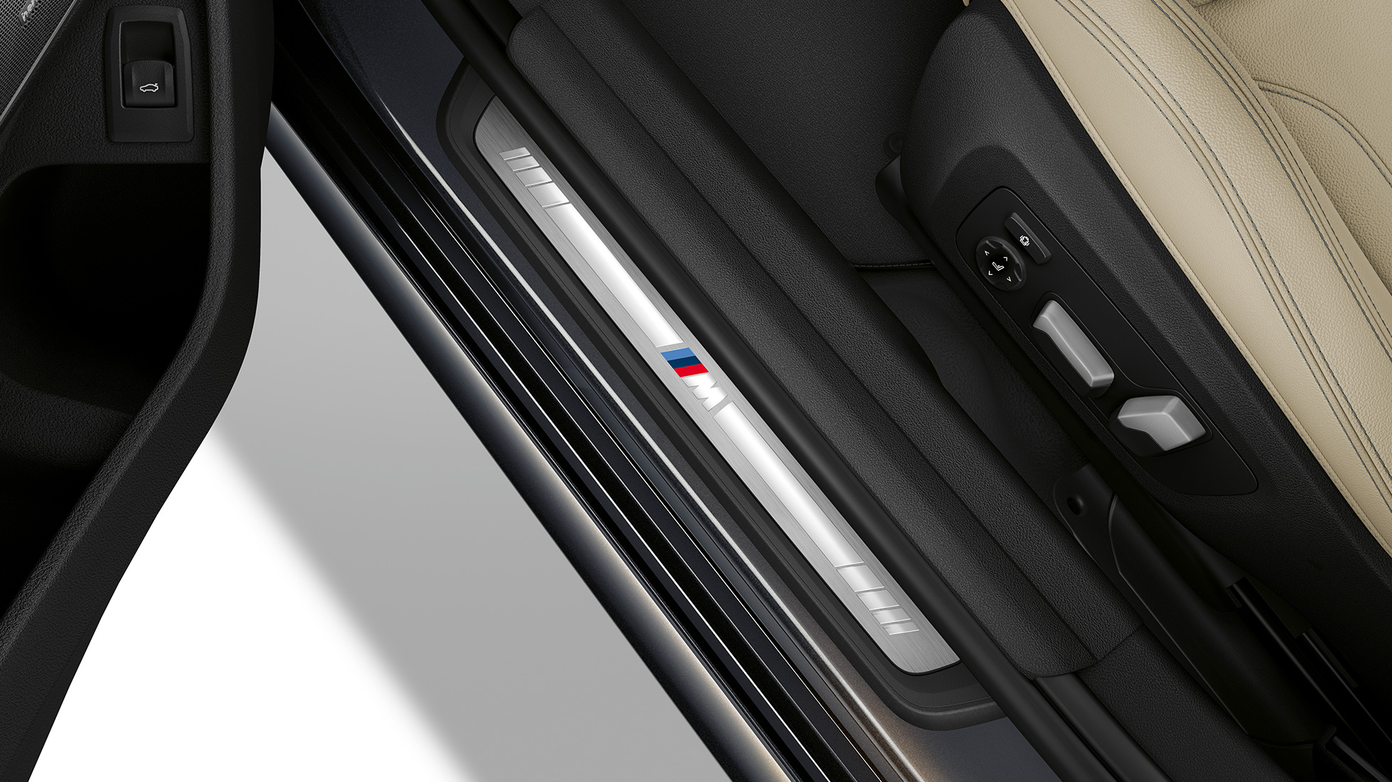 M Sport modell, ajtóküszöb-borítás BMW 3-as Touring, az M Sport modell ajtóküszöb-borítása