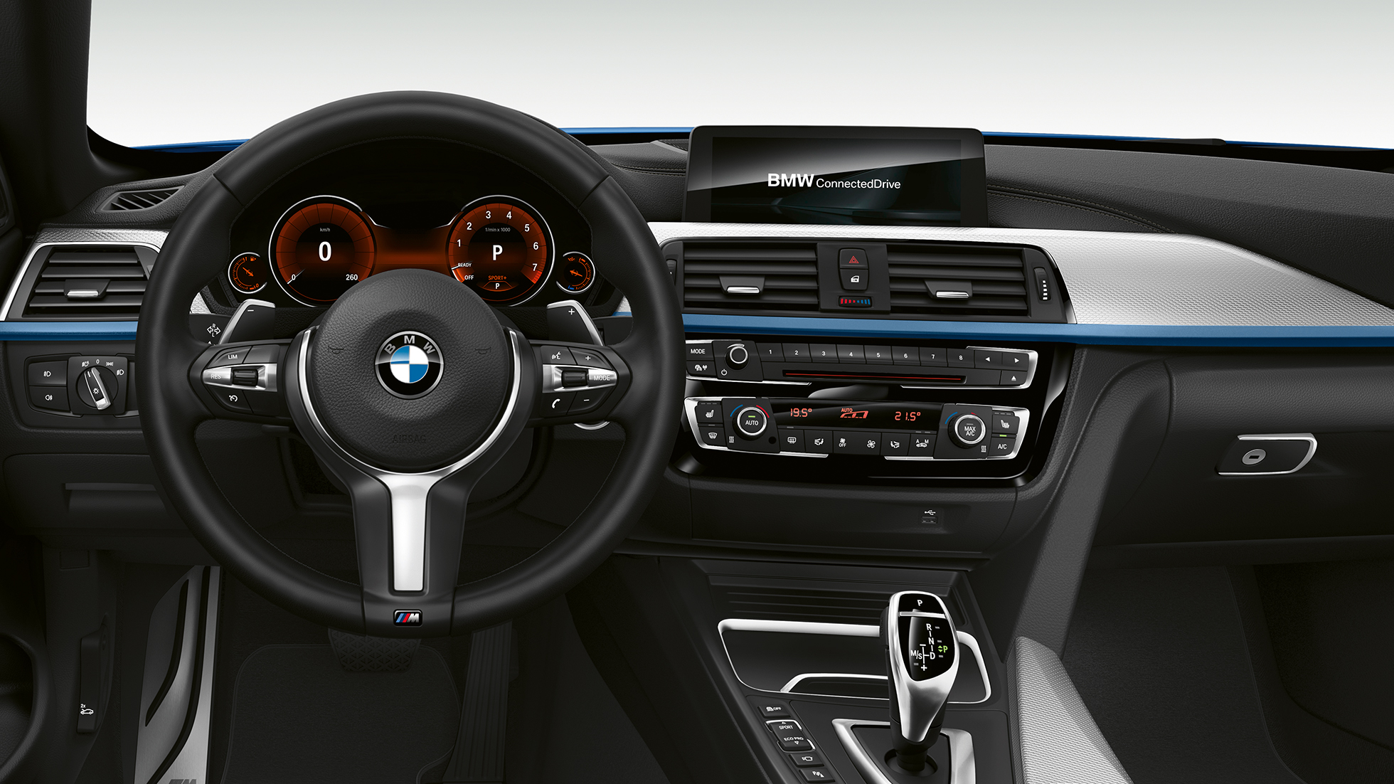 BMW 4-es Cabrio, az M Sport modell műszerfala BMW 4-es Cabrio, az M Sport modell műszerfala