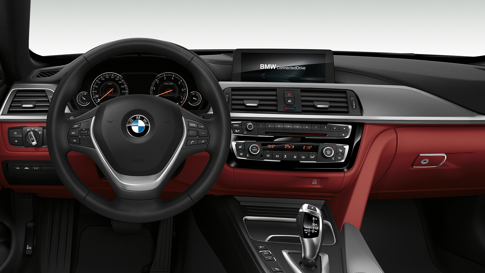 BMW 4-es Cabrio, a Sport Line modell műszerfala BMW 4-es Cabrio, a Sport Line modell műszerfala