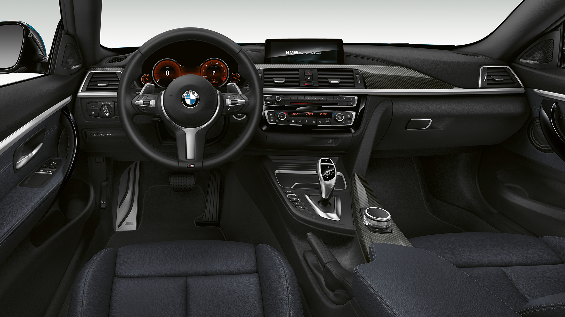 BMW 4-es Coupé, az M Sport modell műszerfala BMW 4-es Coupé, az M Sport modell műszerfala