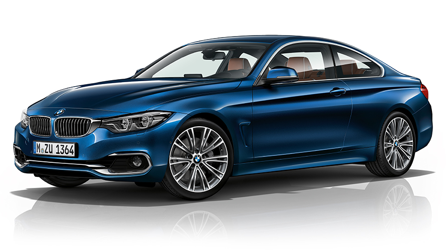 Egy BMW Individual felszereltségű BMW 4-es Coupé háromnegyedes elölnézetből Egy BMW Individual felszereltségű BMW 4-es Coupé háromnegyedes elölnézetből