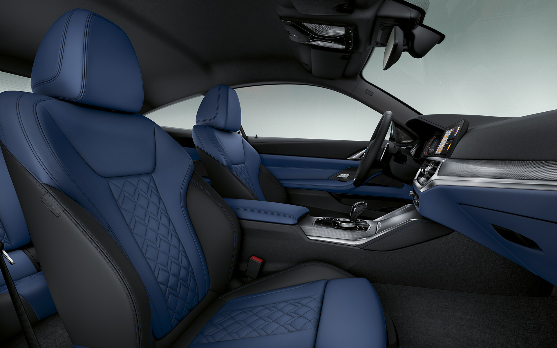 BMW Individual Merino bőrkárpit kibővített tartalommal, | Fjord kék/fekete, BMW 4 Coupé Individual, 2020, G22 BMW Individual Merino bőrkárpit kibővített tartalommal, | Fjord kék/fekete, BMW 4 Coupé Individual, 2020, G22