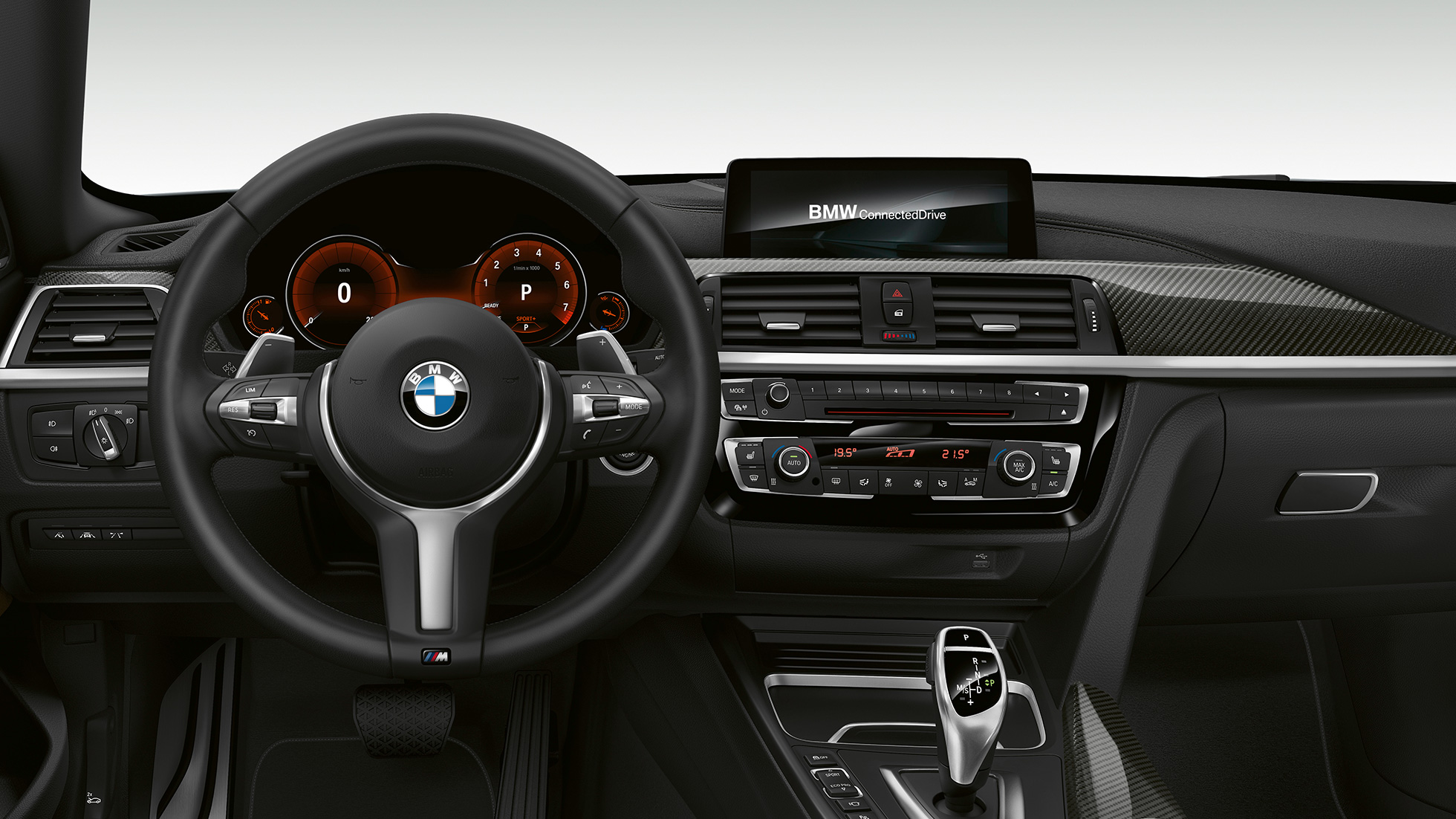 BMW 4-es Gran Coupé, az M Sport modell műszerfala BMW 4-es Gran Coupé, az M Sport modell műszerfala