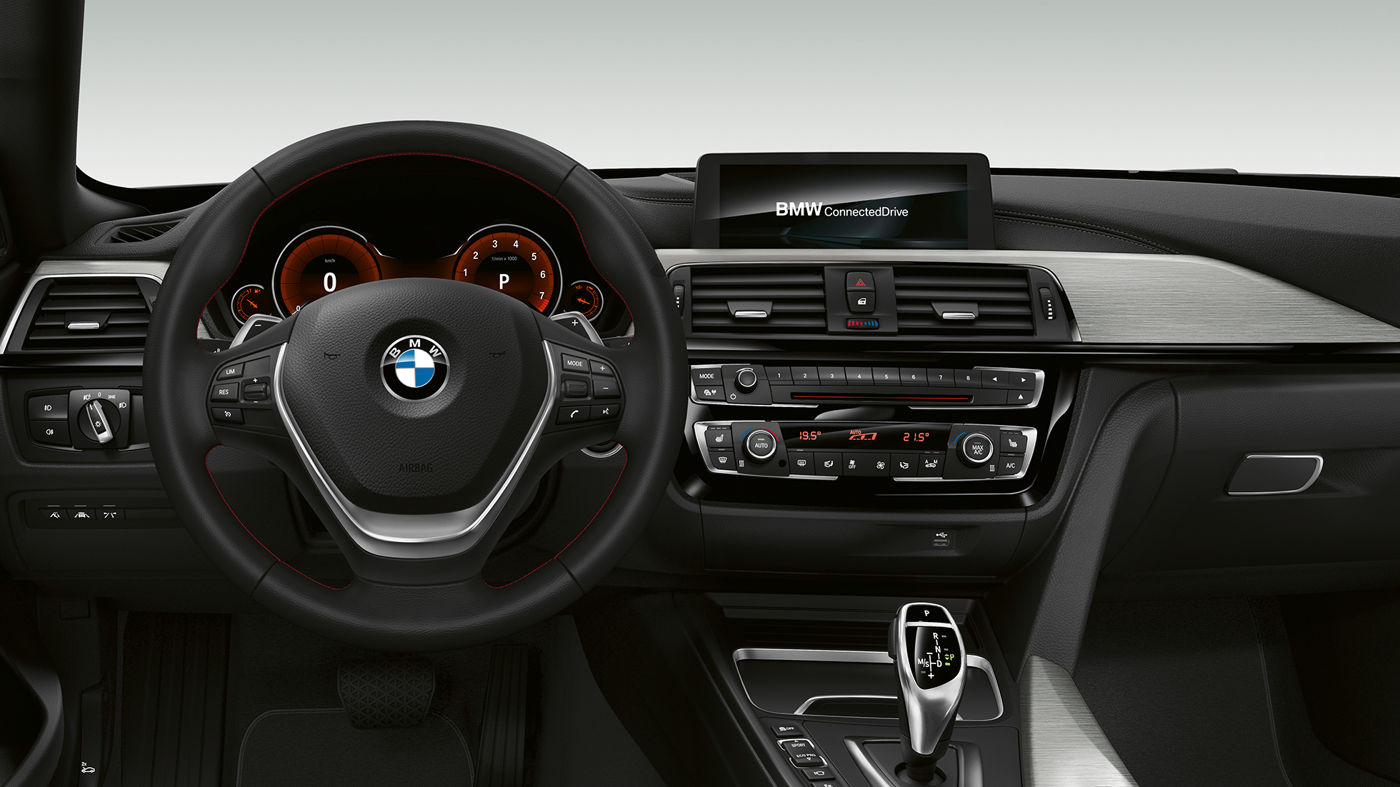 BMW 4-es Gran Coupé, a Sport Line modell műszerfala BMW 4-es Gran Coupé, a Sport Line modell műszerfala