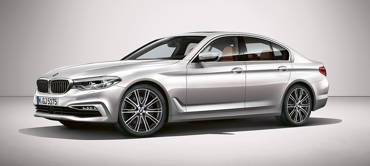 BMW Individual, BMW 5 Limousine BMW Individual, BMW 5 Limousine, G30, Rhodonite ezüst metál, oldalnézet