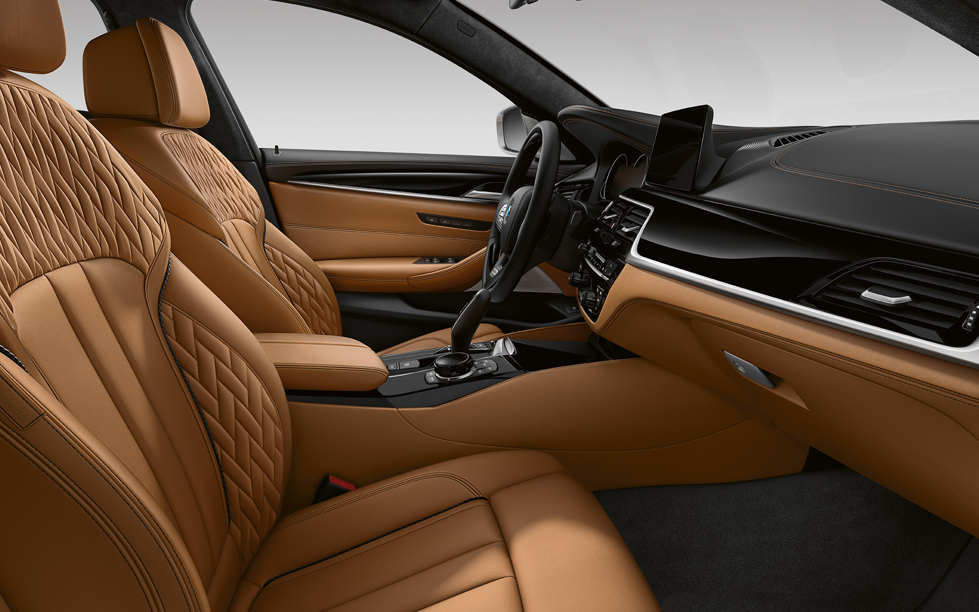 BMW 5 Limousine, G30, Facelift 2020, belső tér, BMW Individual teljes bőrkárpit – Karamell BMW 5 Limousine, G30, Facelift 2020, belső tér, BMW Individual teljes bőrkárpit – Karamell