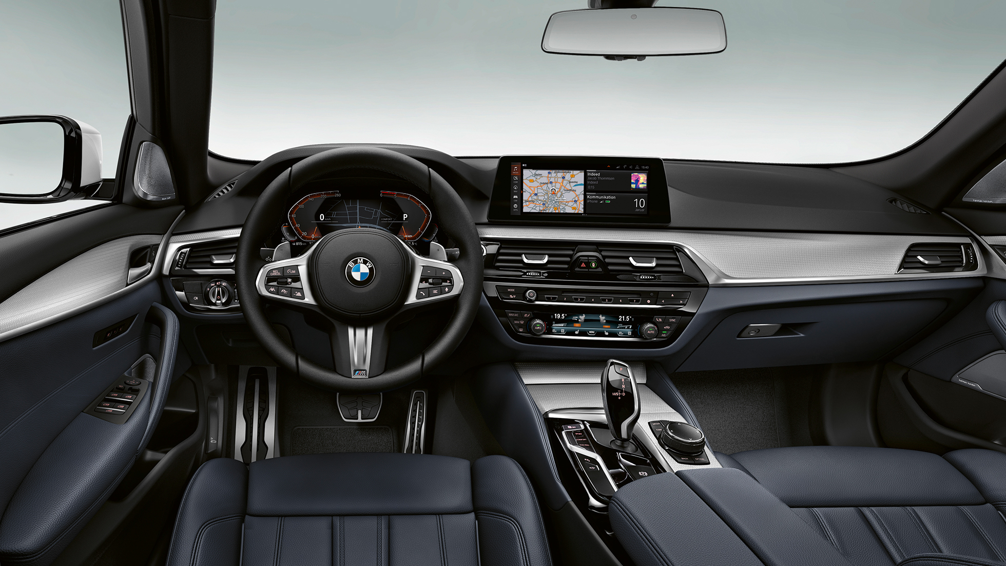 M Sport csomag, műszerfal, BMW 5 Touring, G31 M Sport csomag, BMW 5 Touring, 530d xDrive Touring, G31, műszerfal