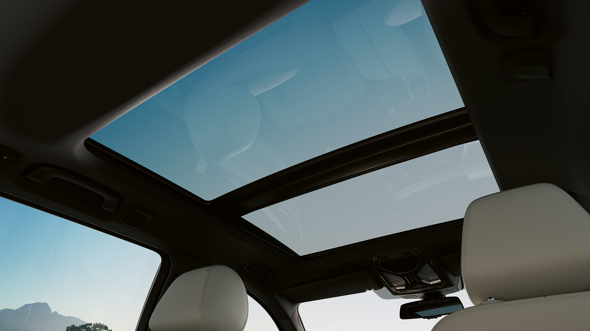 Panoráma üvegtető, BMW 5 Touring, G31 Panoráma üvegtető, BMW 5 Touring, G31, Facelift 2020, Sophisto szürke, belső tér